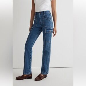 Madewell 90’s Straight Cargo Jean in Densmore Wash